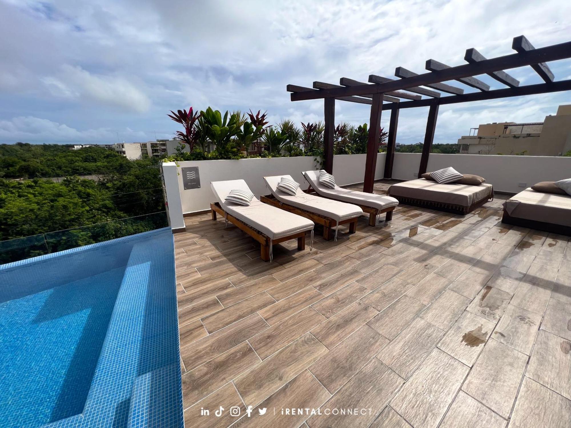 New P-2, Acceso A Alberca, Terraza Ir08 Apartment *