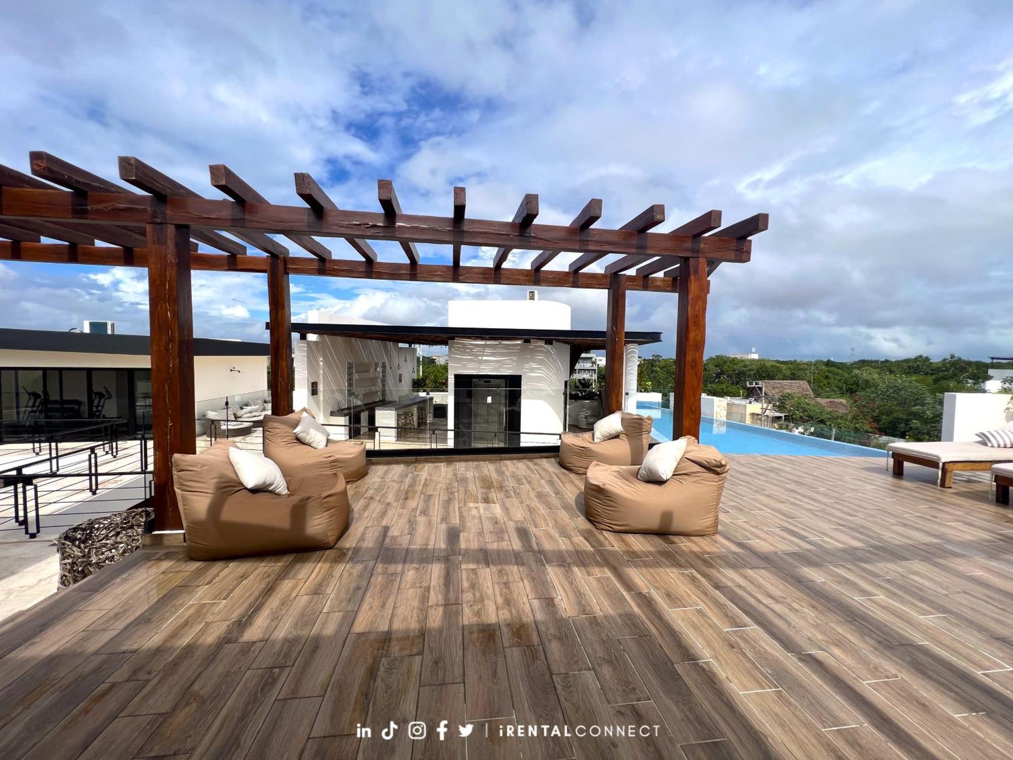 New P-2, Acceso A Alberca, Terraza Ir08 Apartment *